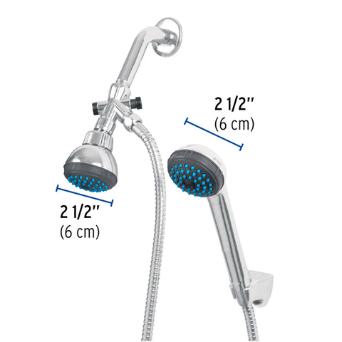 Regadera 2-1/2' con extensión tipo teléfono, FOSET BASIC | R-007 | 49450