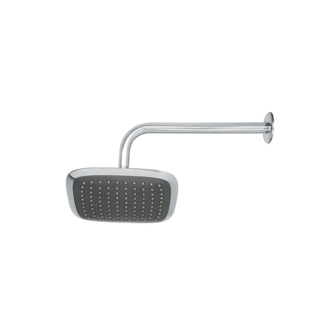 Regadera cuadrada 8', ABS, con brazo y chapetón, cromo, AERO | R-511 | 49452