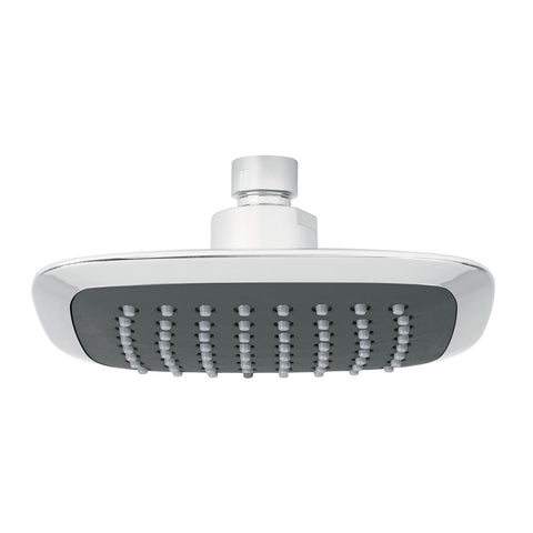 Regadera cuadrada 8', ABS, sin brazo, cromo, AERO | R-510S | 49454