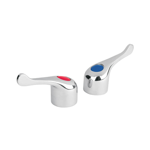 Juego de manerales de palanca p/lav-fregadero, cromo BASIC | MM-700 | 49455