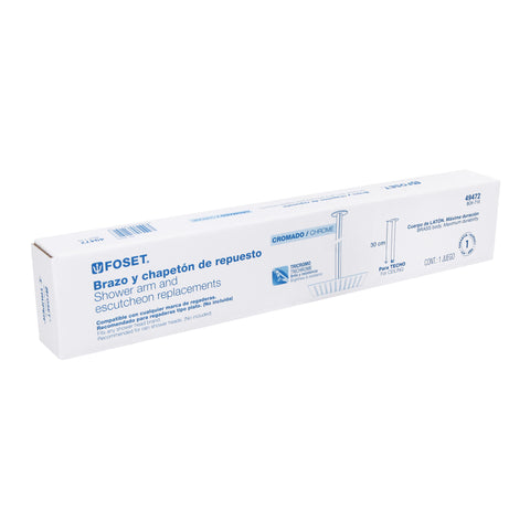 Brazo y chapetón de repuesto para regadera techo, ELEMENT | BCH-710 | 49472