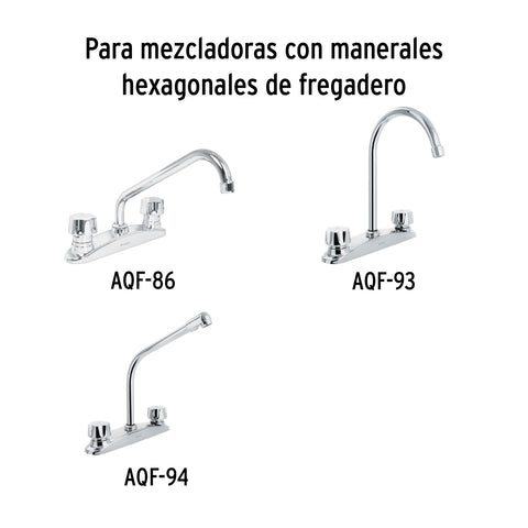 Bolsa con 2 cartuchos cerámicos para mezcladora AQF-86 FOSET | CARCE-324 | 49486