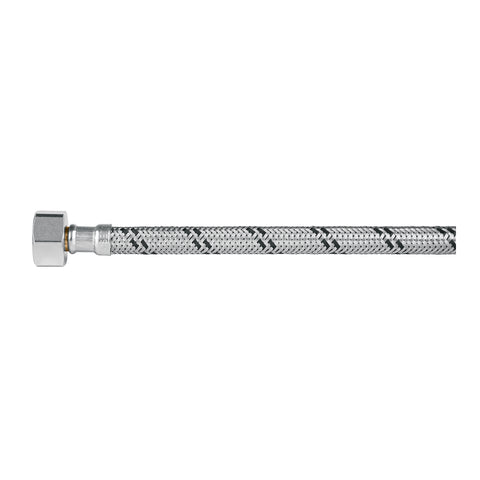 Manguera p/WC, acero inox, 1/2'x7/8', 35 cm, plástico/latón | FWC-P35X | 49510