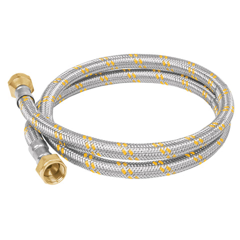 Manguera para gas, acero inox, 3/8' flare, 100 cm, FOSET | FGA-10X | 49515