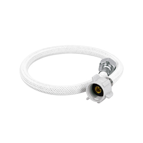 Manguera p/WC vinilo blanco 1/2'x7/8', 50cm, plástico/latón | FWC-P50B | 49521