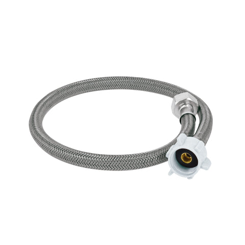 Manguera p/WC, vinilo gris, 1/2'x7/8', 60cm, plástico/latón | FWC-P60V | 49524