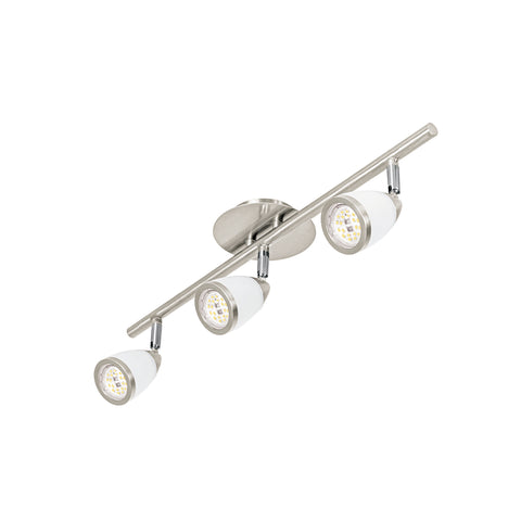 Luminario de sobreponer 3 spots base GU10, Verona, Volteck | SOB-313S | 49554