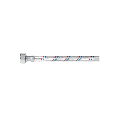Manguera p/WC, aluminio, 1/2'x7/8', 35cm, plást/metal, BASIC | FWC-P35P | 49592
