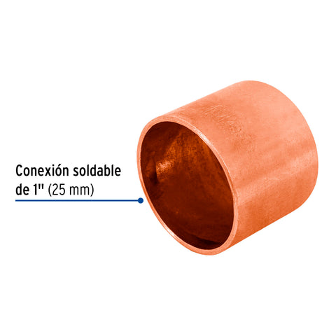 Tapón capa de cobre 1', FOSET | CC-363 | 49709