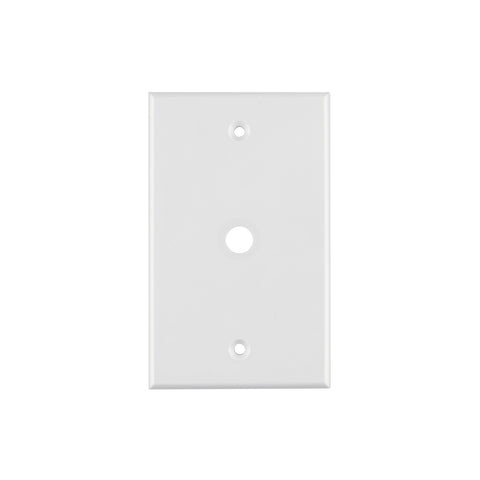 Placa de ABS pasacable, Standard, blanco, Volteck | PPAN-SB | 49711