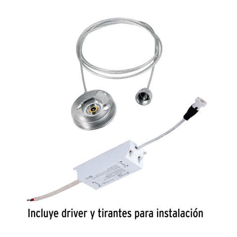 Panel delgado colgante de LED 45 W 30 x 120 cm luz neutra | COL-401LN | 49725