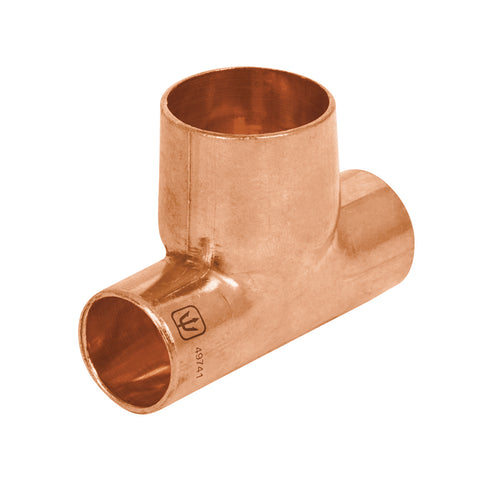 Tee reducida de cobre 1/2' x 1/2' x 3/4', FOSET | CC-721 | 49741