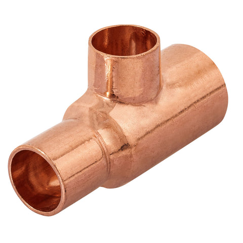 Tee reducida de cobre 3/4' x 1/2' x 1/2', FOSET | CC-722 | 49742