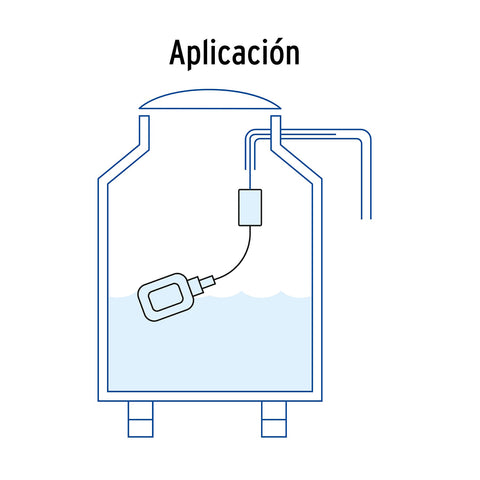 Flotador eléctrico con cable de 10 m, FOSET | FLE-10 | 49761