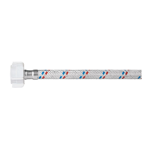 Manguera p/WC, aluminio, 1/2'x7/8', 35cm, plást/plást, BASIC | FWC-PP35P | 49768