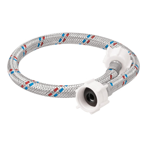 Manguera p/WC, aluminio, 1/2'x7/8', 50cm, plást/plást, BASIC | FWC-PP50P | 49769