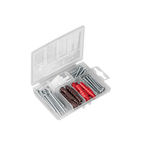 Estuche 26 taquetes 3/16', 1/4', 5/16', c/pijas #6, #8, #10 | TQ-26J | 49770