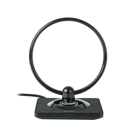 Antena interior para TV HD, tipo aro, 30 dB, VOLTECK | ANIN-28 | 49774