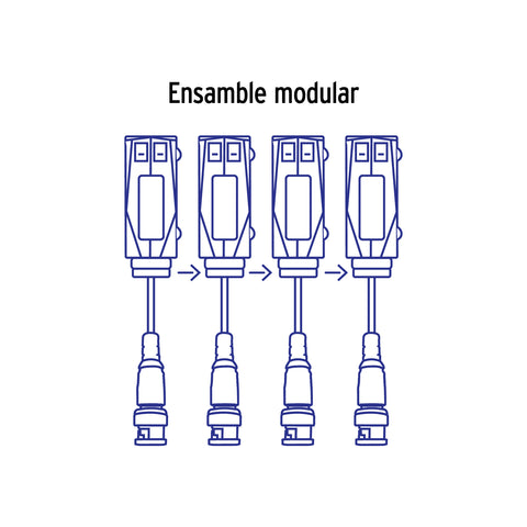 Par de Transceptores Pasivos Video Balun, hasta 8MP, Volteck | CTV-8TR | 49793