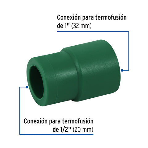 Reducción de PPR 1' x 1/2', FOSET | CV-222 | 49823