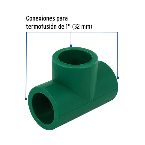 Tee sencilla de PPR 1', FOSET | CV-763 | 49834