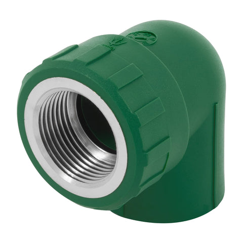 Codo 90° PPR, 1', rosca hembra con inserto metálico, FOSET | CV-503 | 49863