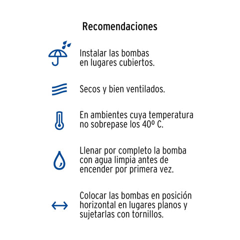 Bomba periférica 1/2HP, altura máx 25m, uso agrícola, FOSET | BOAP-1/2F | 49877
