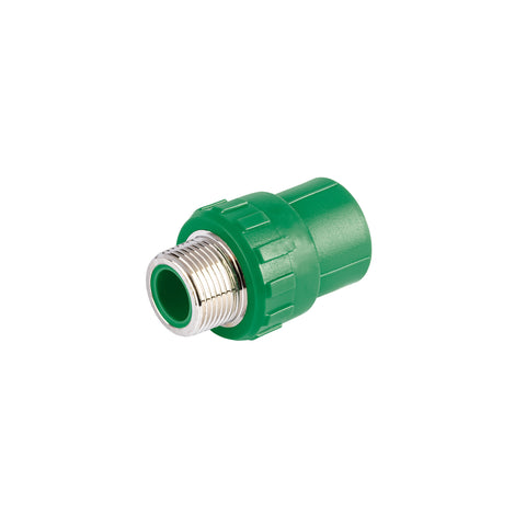 Adaptador PPR 3/4' macho con inserto metálico, FOSET | CV-612 | 49880