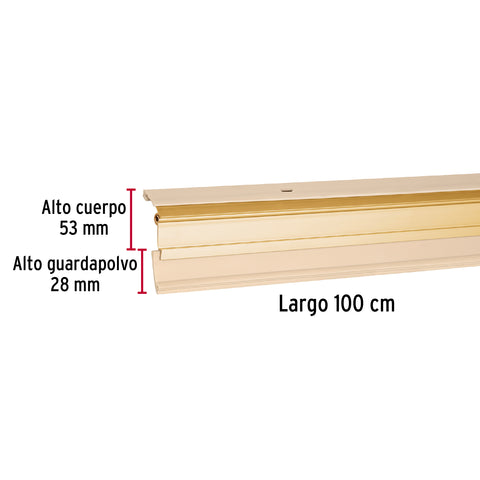 Guardapolvo automático 100 cm dorado, HERMEX | GUPO-100AD | 49882