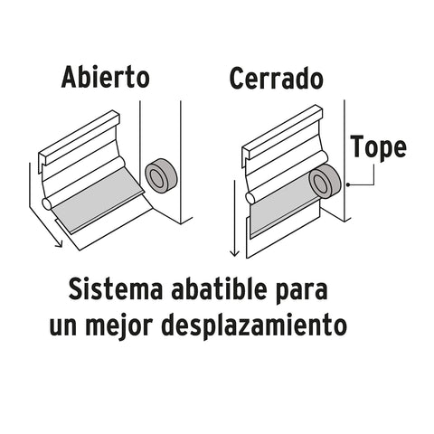 Guardapolvo automático 90 cm blanco, HERMEX | GUPO-90AB | 49888