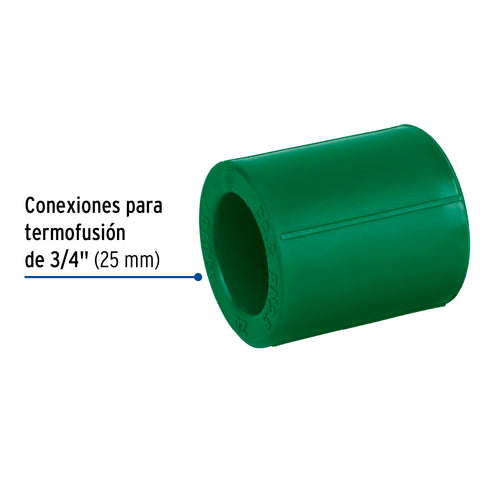 Cople de PPR, 3/4' (25mm), FOSET | CV-262 | 49892