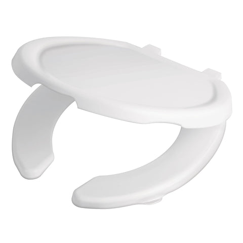 Asiento redondo ligero con tapa para WC, blanco, FOSET BASIC | AWC-35B | 49902