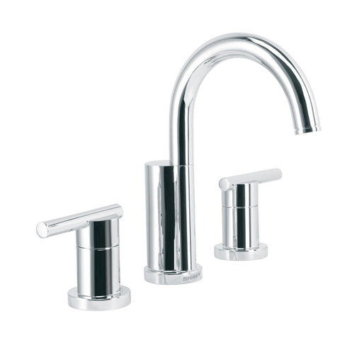 Mezcladora cromo para lavabo con taladros separados, ELEMENT | ELM-91 | 49926