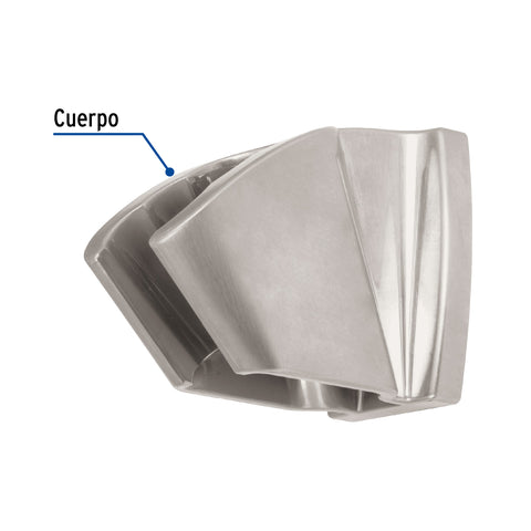 Soporte a pared, satín, FOSET RIVIERA | AR-01N | 49957