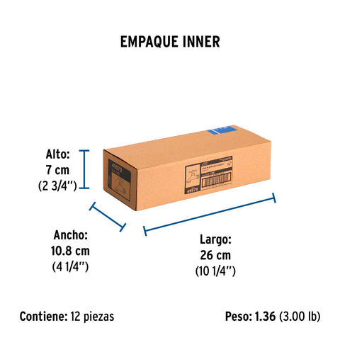 Llave p/manguera, de zamac, 110gr, 1/2', BASIC | LLJ-110Z | 49979
