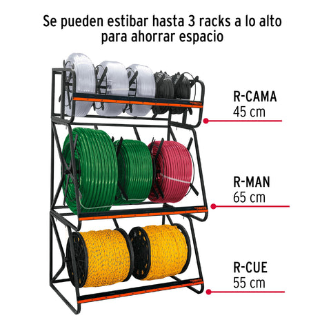 Rack modular para cuerda con carrete, FIERO | R-CUE | 51577