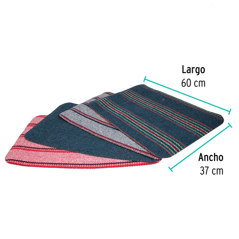 Tapete de jerga de 60 cm, KLINTEK | TAJE-60 | 53040