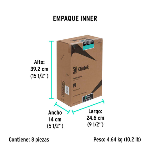 Tapete de jerga de 60 cm, KLINTEK | TAJE-60 | 53040