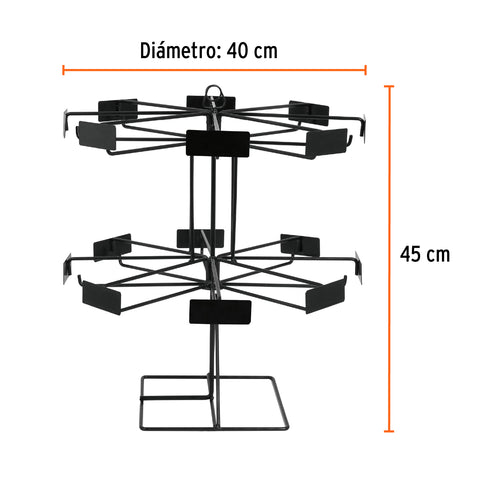 Rack de impulso giratorio, Truper | R-IMP-G | 55257