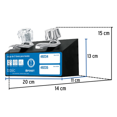 Exhibidor para llaves M-242-A, FOSET | EX-M-242-A | 55297