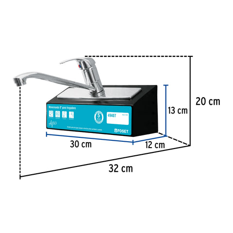 Exhibidor con mezcladora AQF-85, FOSET | EX-F-AQF-85 | 55459