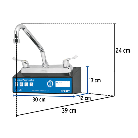 Exhibidor con mezcladora F-318-P, FOSET | EX-F-318P | 55479