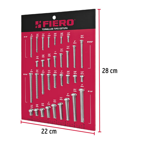 Exhididor FIERO de tornillos tipo estufa | EXF-TORE | 55552