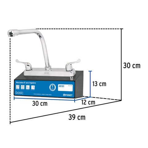 Exhibidor con mezcladora F-319P, FOSET | EX-F-319P | 55592