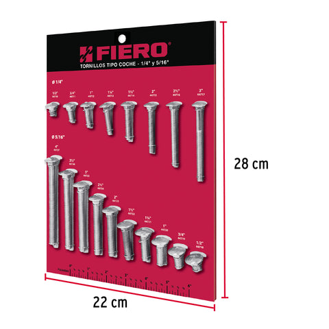 Exhibidor FIERO de tornillos #1, tipo coche | EXF-TORC-1 | 55701