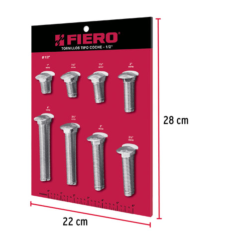 Exhibidor FIERO de tornillos #3, tipo coche | EXF-TORC-3 | 55703