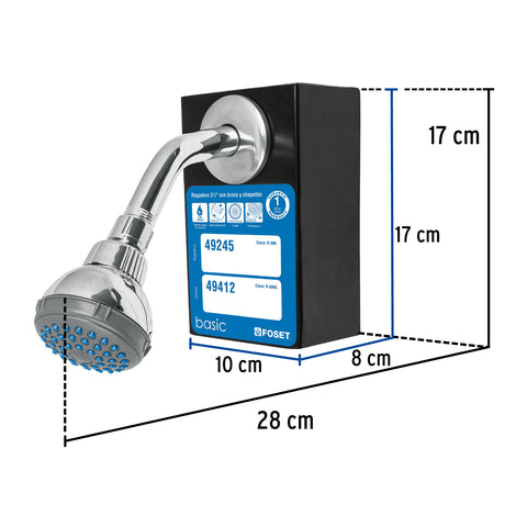 Exhibidor con regadera R-506, FOSET | EX-R-506 | 55704