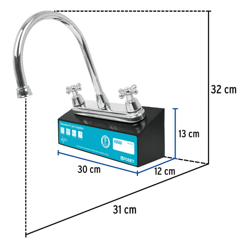 Exhibidor con mezcladora AQF-81, FOSET | EX-AQF-81 | 55722