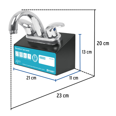 Exhibidor con mezcladora AQM-52, FOSET | EX-AQM-52 | 55724