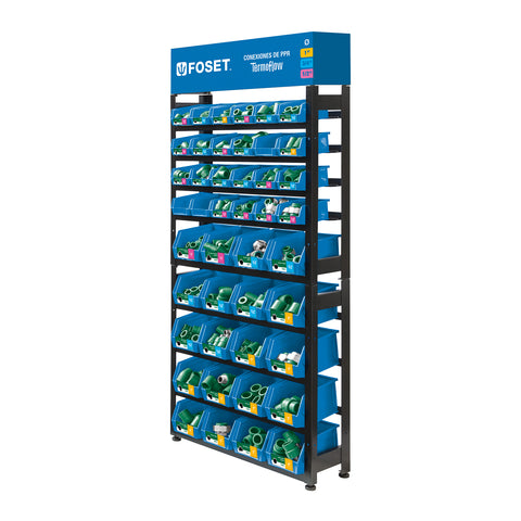Rack con conexiones de PPR, FOSET | R-CV-FOS | 55861